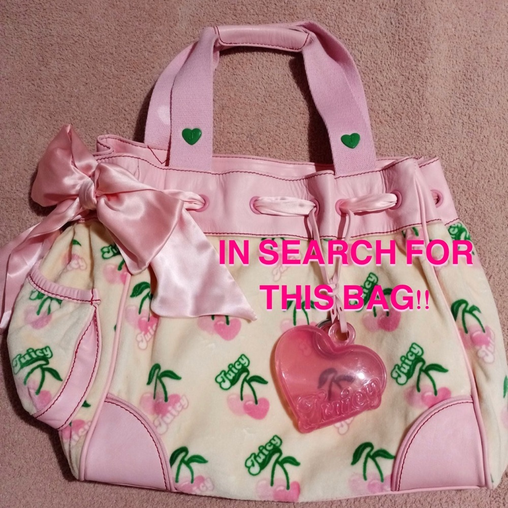 IN SEARCH FOR THIS JUICY COUTURE PINK CHERRY GELATO BAG